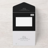 二人の王がペアゲイ結婚 オールインワン招待状 (外側)