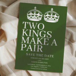 二人の王がペアゲイ結婚 案内状