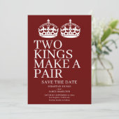 二人の王がペアゲイ結婚 案内状 (スタンド正面)