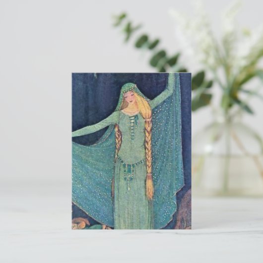 「二人の王の子供」エレノア・アボット著 ポストカード (スタンド正面)