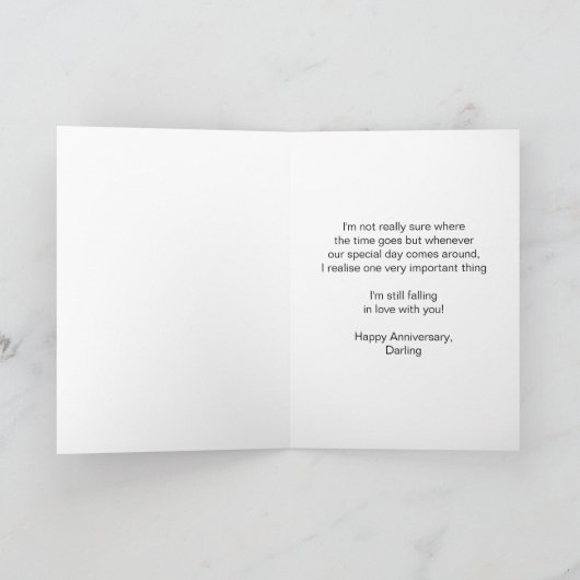 二人の結婚記念日 カタマラン オーダーメイド 夫 カード (内部)