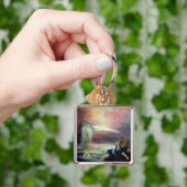 二人の聖ヨハネとエンジェル落ちたー キーホルダー (手)