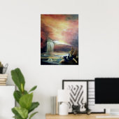 二人の聖ヨハネとエンジェル落ちたー ポスター (ホームオフィス)