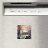 二人の聖ヨハネとエンジェル落ちたー マグネット (インサイチュ (食洗機))