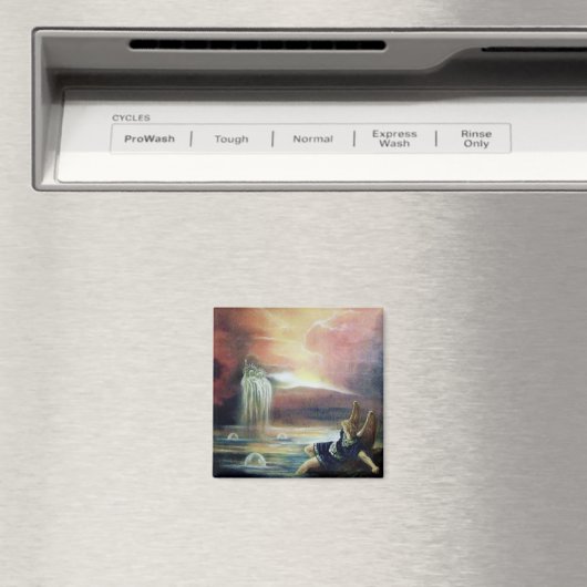 二人の聖ヨハネとエンジェル落ちたー マグネット (インサイチュ (食洗機))