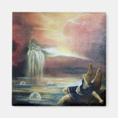 二人の聖ヨハネとエンジェル落ちたー マグネット (正面)