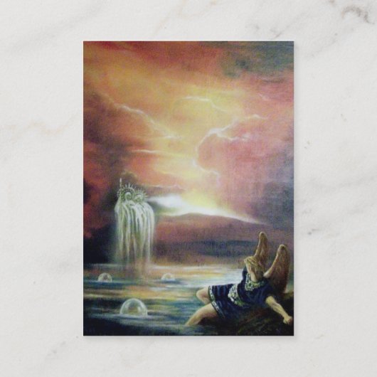 二人の聖ヨハネとエンジェル落ちたー 名刺 (裏面)