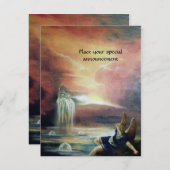 二人の聖ヨハネとエンジェル落ちたー 案内状 (正面/裏面)