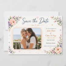二人の花嫁は一人より素敵 Photo Save the Date