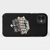 二人の花嫁は一人より良い レズビアン ウェディング Case-Mate iPhoneケース (裏面(横))