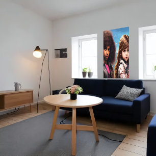 二人の親友   AI Art ポスター