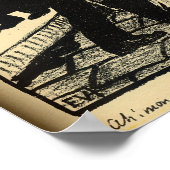 二人の警官はボロ遠くにを着た浮浪者を連れて行く ポスター (角)