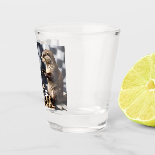 二人の遊チェス ショットグラス (右)