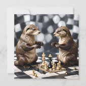 二人の遊チェス 招待状 (正面)