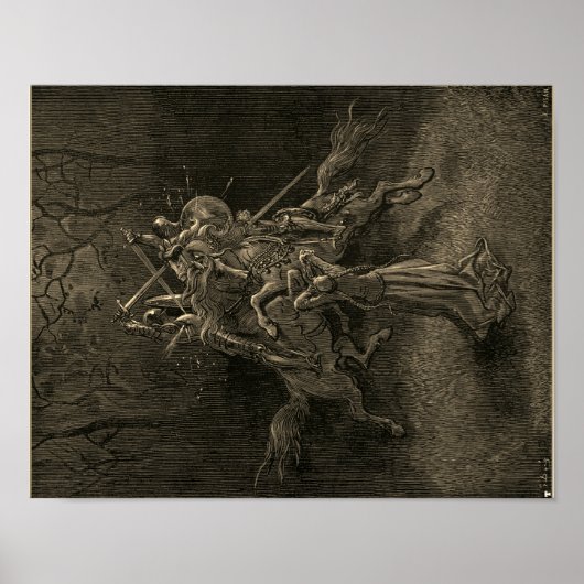 二人の騎士とメイド ポスター (正面)