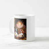 二人の騎士と女王 コーヒーマグカップ (正面左)