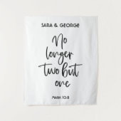 二人はもう一つ　結婚サインタペストリー タペストリー (正面)