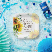 二人はクリスチャンのひまわり結婚になる ペーパープレート (パーティー)