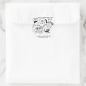 二人はローマンの食べ昼食を食べたと言われる スクエアシール (バッグ)