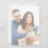 二人は一つのクリスチャンのフローラとな結婚る セーブザデート (裏面)