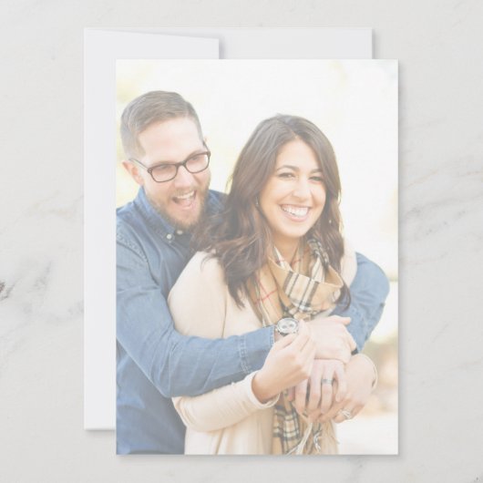 二人は一つのクリスチャンのフローラとな結婚る セーブザデート (裏面)