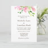 二人は一つのピンクのマグノリア・クリスチャンになる 招待状 (スタンド正面)