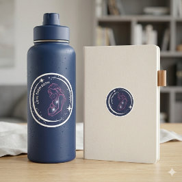 二人を愛するプロライフ妊娠中の母の天空 ラウンドシール