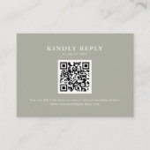 二人一緒の方が良い RSVP カード (正面)