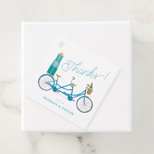 二人乗り水彩タンデム自転車 フェイバータグ (インサイチュ)