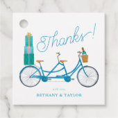 二人乗り水彩タンデム自転車 フェイバータグ (正面)