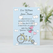 二人乗り自転車 招待状 (スタンド正面)