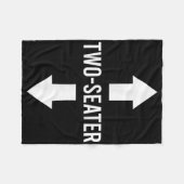 二人乗り フリースブランケット (正面(横))