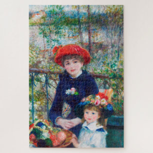 二人姉妹 – ルノアール印象派絵画の1881年 ジグソーパズル