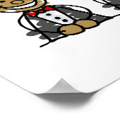 二人種間の雑貨 ポスター (角)