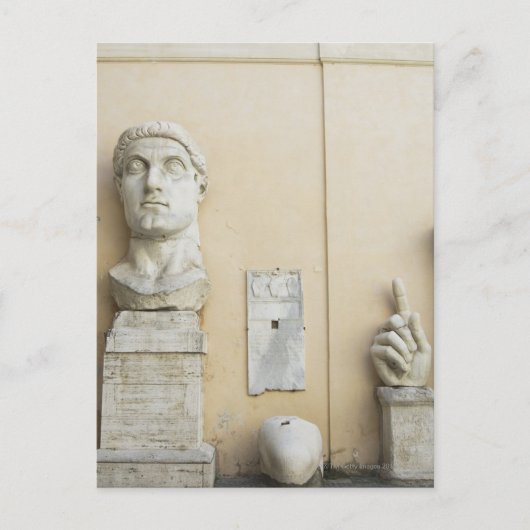 二代大像の構成部分 ポストカード (正面)