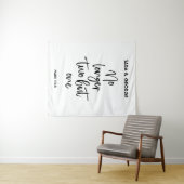 二体一となる ウェディングサイン タペストリー (インサイチュ(横))