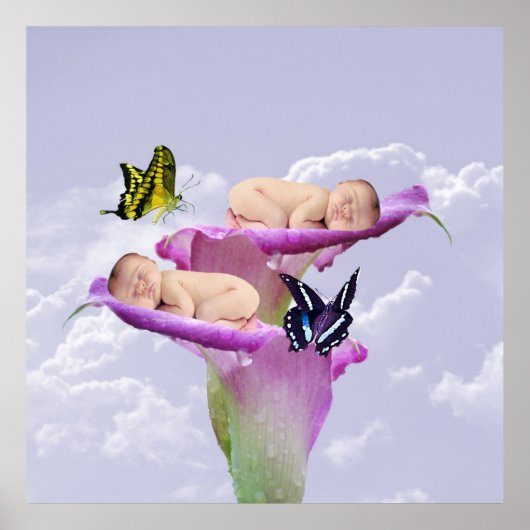 二倍の喜びとベビーツインポスター ポスター (正面)