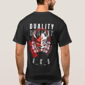 二元性日本のマスクストリートウェアTシャツ | Aesthet Tシャツ (裏面)