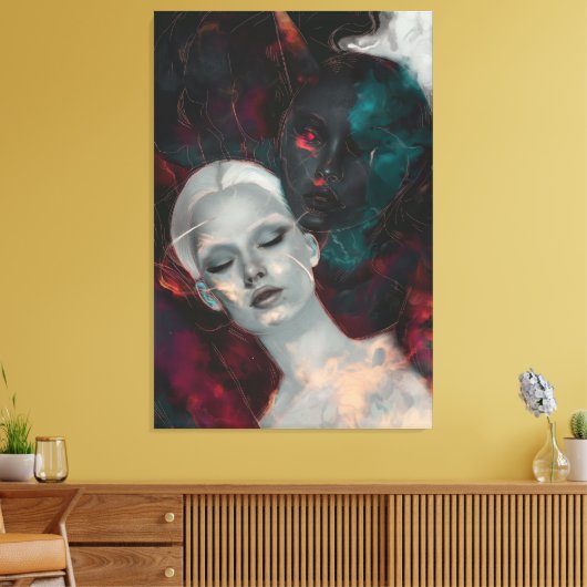 二元論 キャンバスプリント (インサイチュ (リビング))