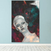 二元論 キャンバスプリント (インサイチュ (ウッドフロア))