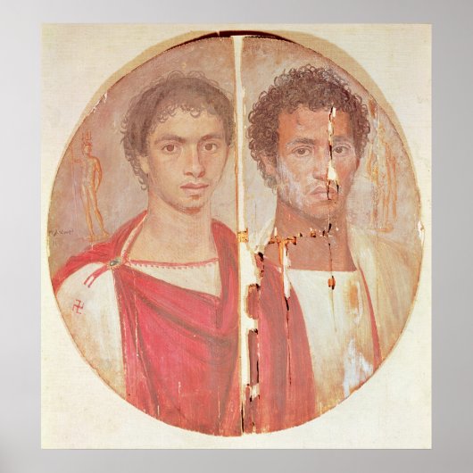 二兄弟ポートレート ポスター (正面)