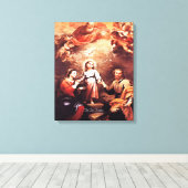 二兆分 キャンバスプリント (インサイチュ (ウッドフロア))