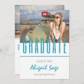 二写真トレンディーモダンビーチ 招待状 (正面/裏面)