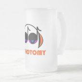 二分法によって曇らされるマグ フロストグラスビールジョッキ (正面右)