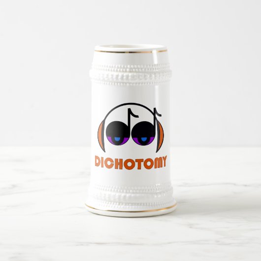 二分法ビールステイン ビールジョッキ (中央)