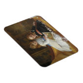 二動揺してビクトリアン人の若い女の子フォトマグネット マグネット (右側)