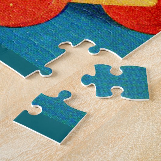 二匹のインコ ジグソーパズル (側面)