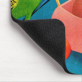 二匹のインコ マウスパッド (コーナー)