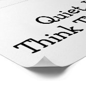 二匹のフランスのブルドッグの子犬が壁の上を覗いている ポスター (角)