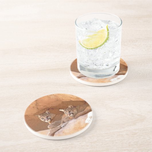 二匹のライオン コースター (側面)